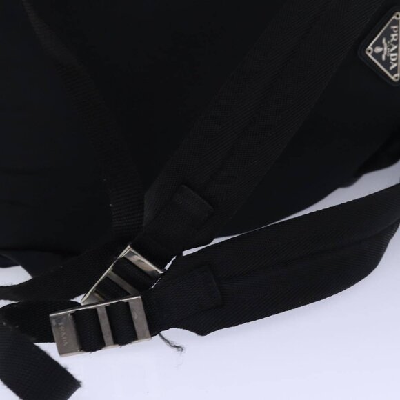 PRADA Backpack Nylon Black Auth ki4596 - Picture 7 of 16